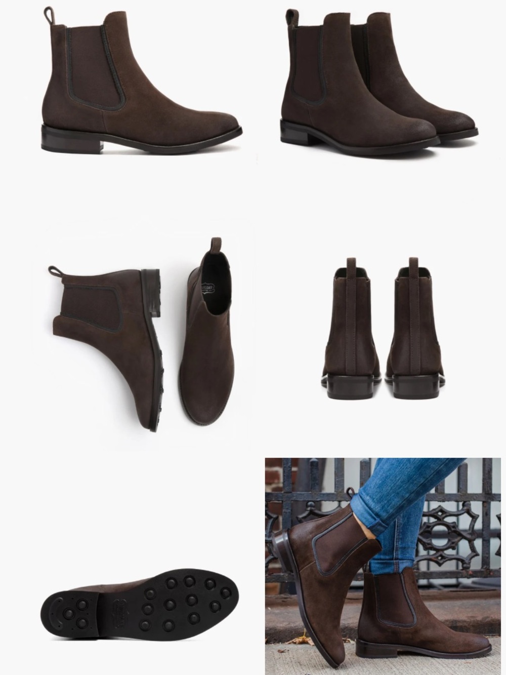 Thursday Boot Co The Duchess Chelsea Boot Dark Brown Size 8.5